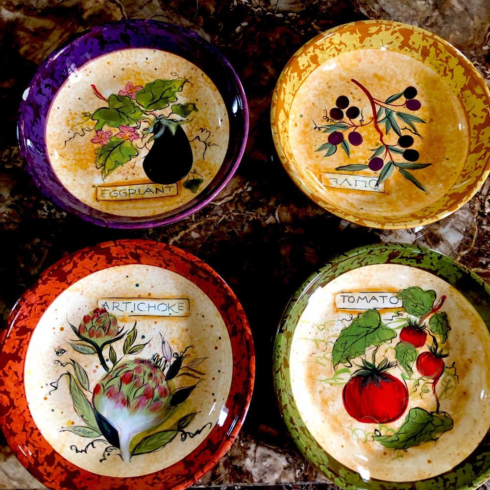 Pasta Bowls- 4 certified International By Susan Winget
